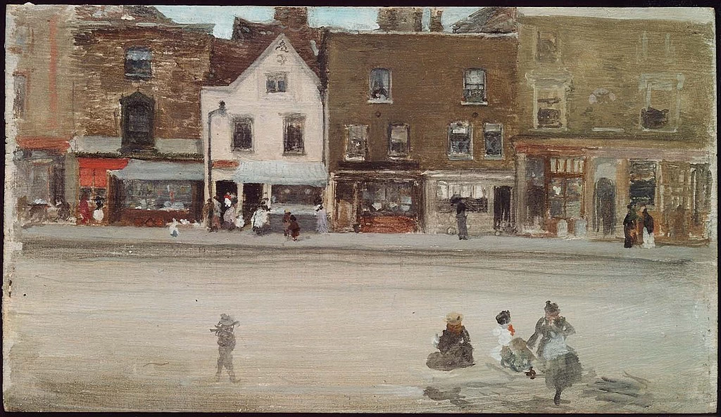 Ames McNeill Whistler - 101, Strada nella vecchia Chelsea, Museum of Fine Arts Boston